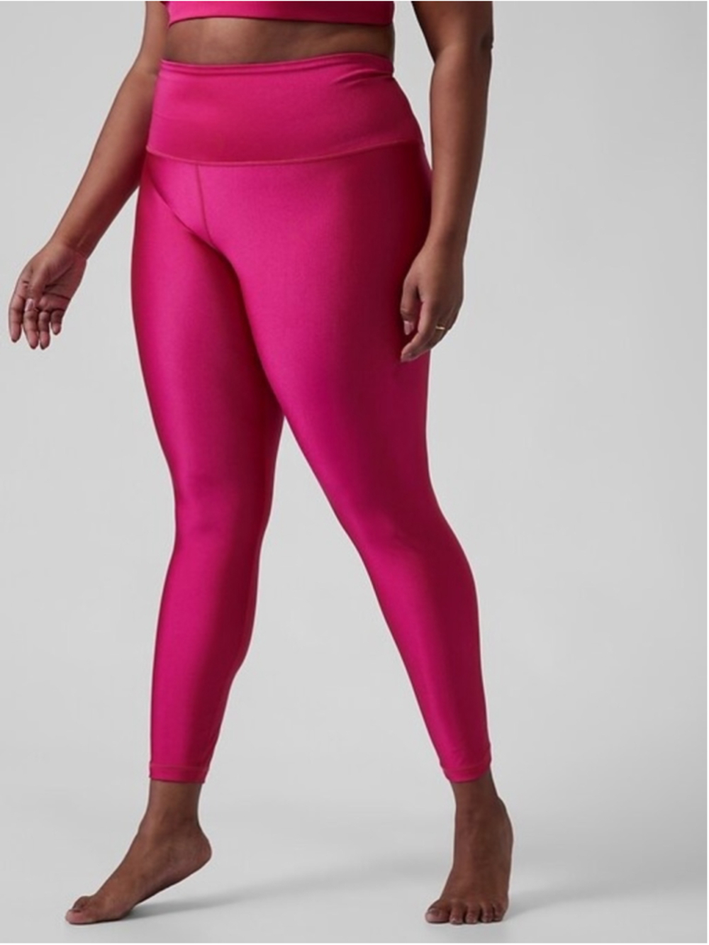 Athleta Elation Shine Tight Size 3X Cyclamen Pink